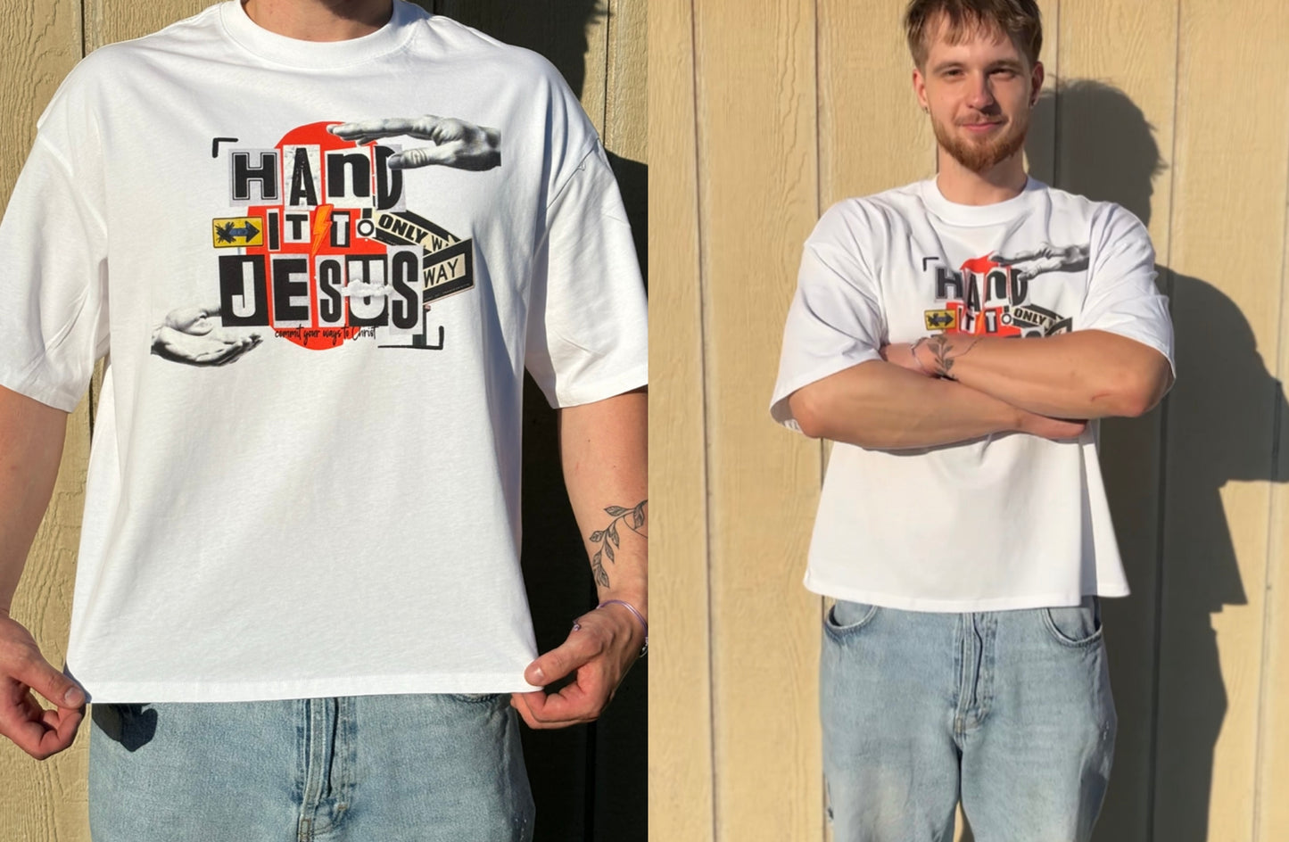 Hand It To Jesus - Box Tee