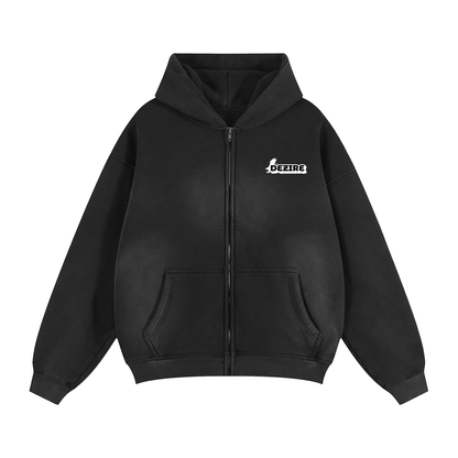 Overthinking Solves Nothing - Zip Hoodie – Dezire
